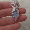 Aurora Opal Doublet Sterling Silver Pendant