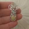 6ct Ethiopian Opal and Sterling Silver Pendant