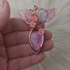 Aurora Opal Statement Pendant In Copper