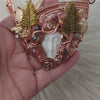 "Fidalis" Goddess Statement Necklace with Tourmaline In Copper