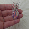 Aurora Opal Doublet and Sterling Silver Statement Pendant