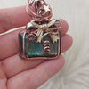 Green Labradorite Present Pendant In Copper