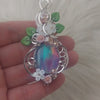 Aurora Opal Statement Pendant In Sterling Silver