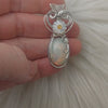 11ct Ethiopian Opal and Sterling Silver Pendant