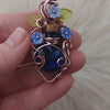 Spell Bottle Flower Pendant