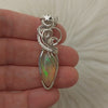 9ct Ethiopian Opal and Sterling Silver Pendant