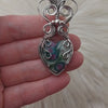 Ruby in Kyanite And Sterling Silver Heart Pendant