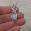 3.5ct Ethiopian Opal and Sterling Silver Small Pendant