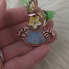Moonstone Pumpkin Pendant In Copper
