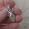 Mini Sterling Silver And Opal Pendant
