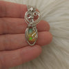 5.5ct Ethiopian Opal and Sterling Silver Pendant