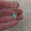 4ct Natural Ethiopian Opal And 14k gold filled Small Pendant