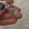 5 ct Ethiopian Opal and Sterling Silver Pendant