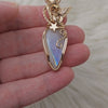 Moonstone Statement Pendant In 14k Gold Filled Wire