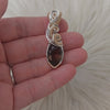 Smokey Quartz Gold Fill and Sterling Silver Statement Pendant