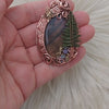 Fir Tree Wild Raven Designs Collaboration Copper Statement Pendant