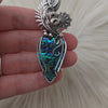 Abalone Doublet Statement Pendant In Sterling Silver