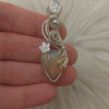 9ct Ethiopian Opal and Sterling Silver Pendant