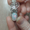 5.5 ct Ethiopian Opal and Sterling Silver Pendant