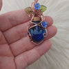 Spell Bottle Flower Pendant