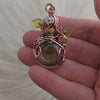 Spell Bottle Flower Pendant