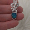 2ct Austrain Opal and Sterling Silver Small Pendant