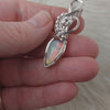 4.5ct Ethiopian Opal and Sterling Silver Small Pendant