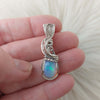 3.5ct Ethiopian Opal and Sterling Silver Small Pendant