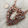"Opal" Copper Goddess Statement Necklace